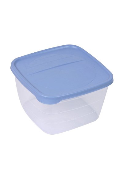 OEM Recipient Alimente Transparent cu Capac Albastru 4 L – Depozitare și Orga...