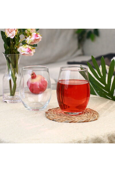 Glaze طقم كاسات زجاج 3 حبات 515 مل