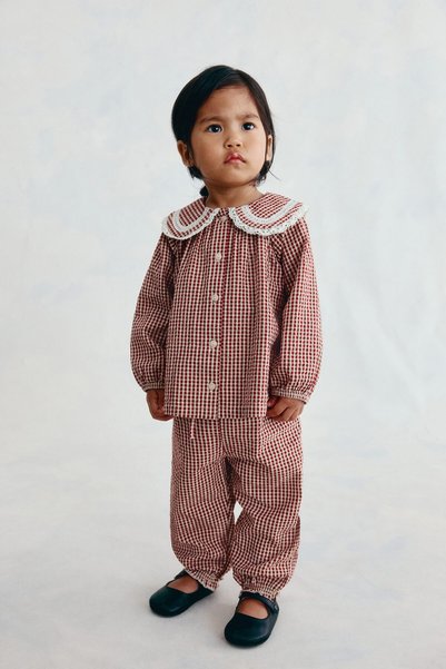 H&M 2 Parçalı Pamuklu ve Desenli Set