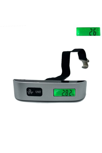 NO BRAND Cântar Electronic Comercial, Capacitate 50 kg, cu Termometru, Dimens...