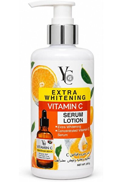 YC Double Whitening Serum Lotion with Vitamin C 250 g, Multicolor