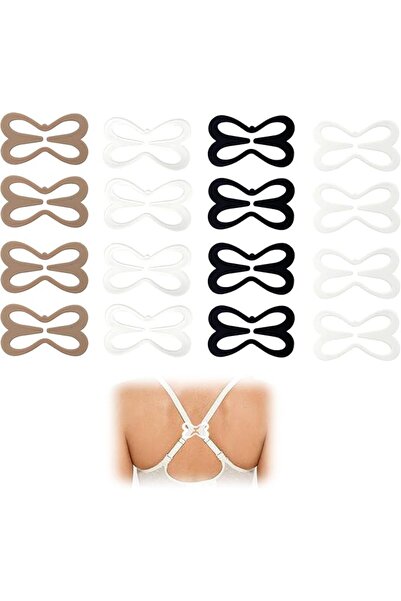 GENERAL Invisible Bra Strap Clips, Oval Dragonfly Shape, Invisible Bra, Pack ...