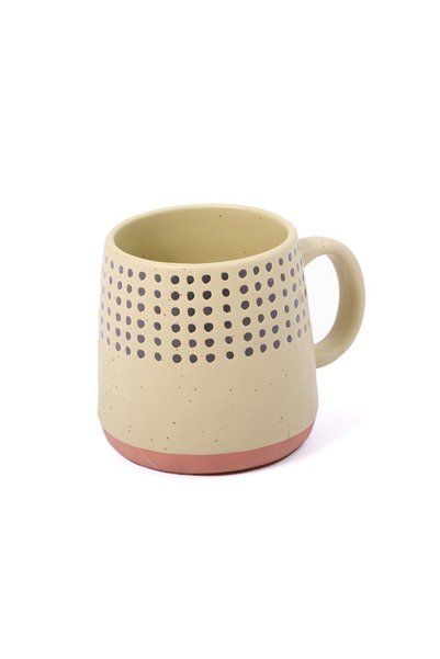 Violet Colorful Patterned Porcelain Cup