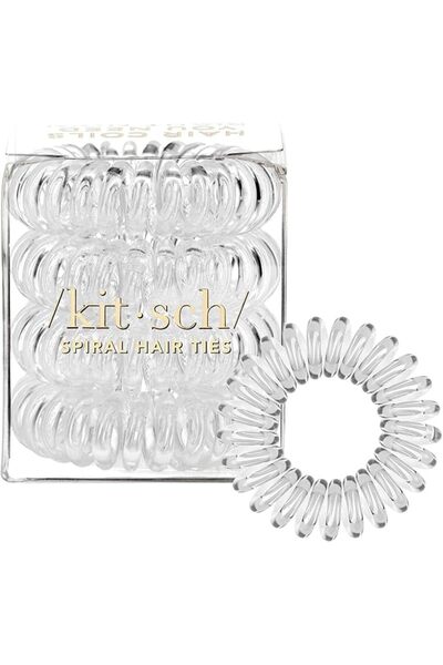 Kitsch Spiral Hair Ties for Women - Creaseless and Dent-free Coil Hair Ties |...