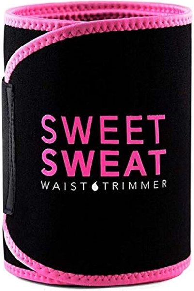 sweet&sweat حزام تدريب الخصر للنساء والرجال، حزام تنحيف البطن قابل للتعديل، ح...