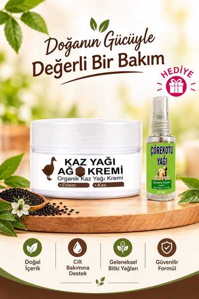 Dailybox Organik Kaz Yağı A.ğrı Kremi 50 ml - Kas, Eklem Tüm Vücutta Etkili M...