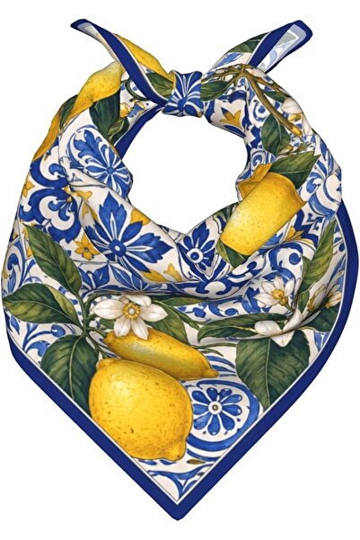 GENERAL Head Hair Scarf Square Bandana Satin Silk Neck Scarves