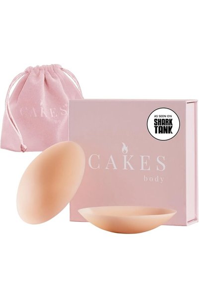 MILANO cakes cafe كيكس بودي ®   أغطية سيليكون غير لاصقة للنساء (بدون لاصق) - ...