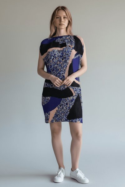 ONLY Rochie Amandine Blue Print