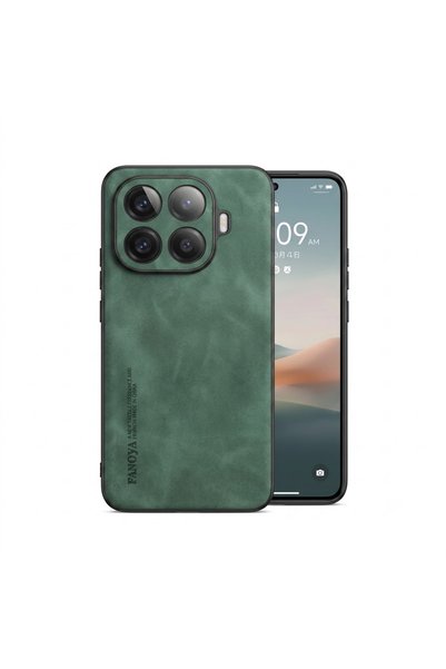 Nezih Case Xiaomi 17T Pro ile Uyumlu Kamera Korumalı Kenarları Silikon Suni D...