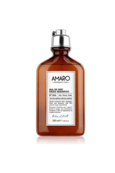 Farmavita Șampon 3 în 1 pentru Păr, Barbă și Corp pentru Bărbați - Amaro Gent...