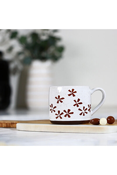 CAVO White Speckled Ceramic Mug 430 ml