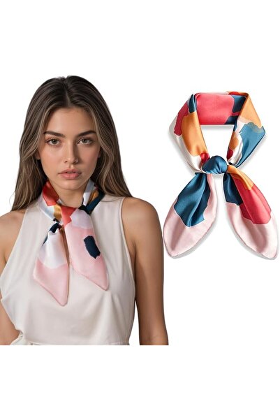 GENERAL Silk Feeling Bandana Scarf Women Head Hair Neck Purse Scarf for Handb...