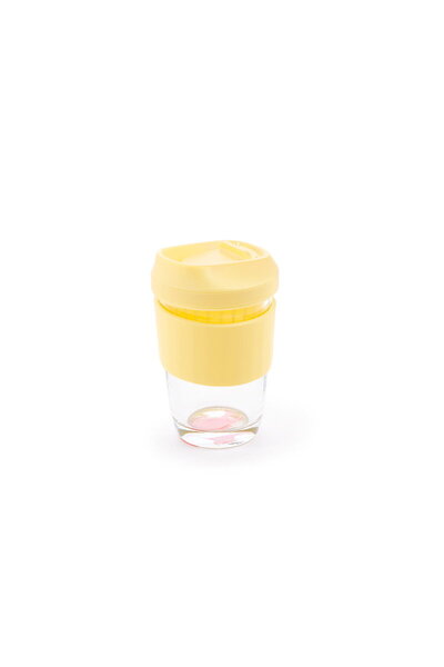 caldo Caldo Glass Cup with Lid 320 ml