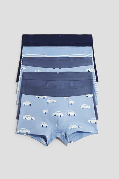H&M 5'li Pamuklu Boxer Şort