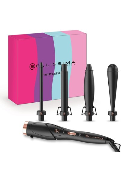 Bellissima Ondulator Twist & Style + 4 Accesorii pentru Bucle și Onduleuri, T...