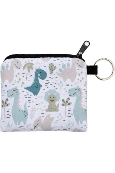 Solvio Cute Dinosaur Coin Purse for Boys Girls, Mini Coin Pouch Small Zip Wal...