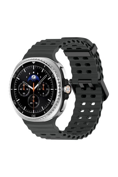 Sonique Λουράκι Σιλικόνης ColorWave για Samsung Galaxy Watch 8 Μαύρο