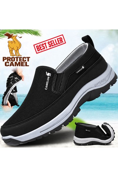 NO BRAND Men's Nonslip Slipon Walking Shoes 49yard Largesize Casual Mesh Spor...