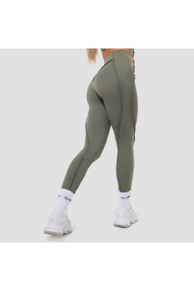 GymBeam Colanți Cosmo de damă, verde oliv, M