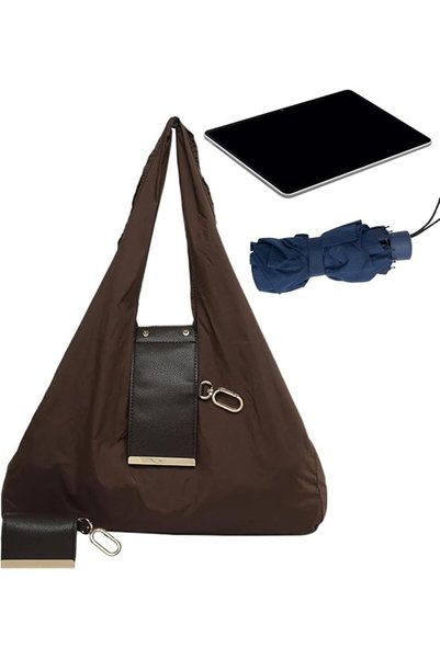 Generic Foldable Reusable Shopping Bag With Keychain, Portable,Eco-Friendly,5...