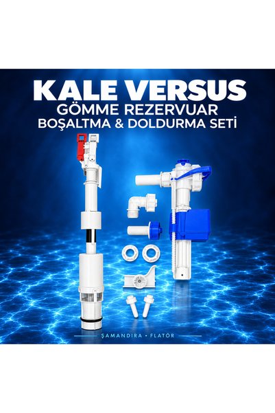 KALE Versus Gömme Rezervuar Boşaltma ve Doldurma Şamandıra Flatör Seti