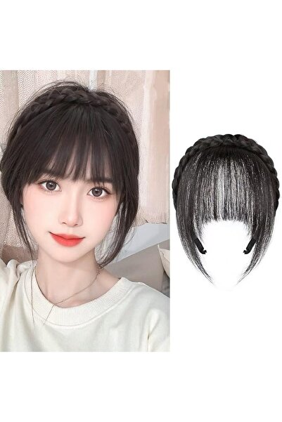 GENERAL Front Hair Bangs Wigs Headband, Fringe Hair Extensions Synthetic Wigs...