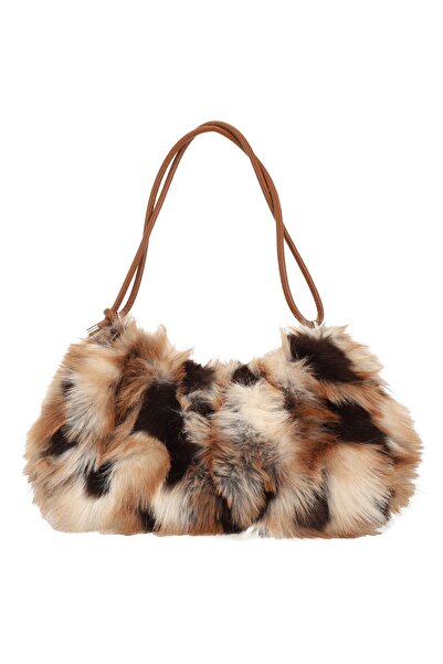Generic Brand Geanta dama umar blana artificiala animal print bej