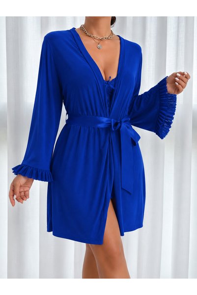 my cherie Lace Cupped Nightgown and Dressing Gown Mini Dowry Set