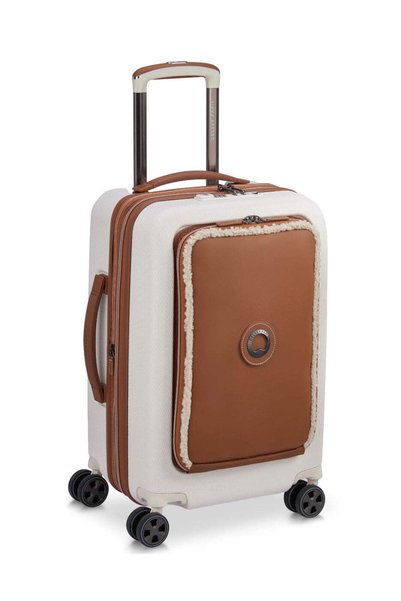 Delsey Paris, Chatelet, din piele și blană, extensibilă, 55 cm, Angora