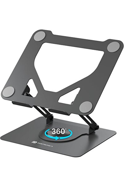 PORTRONICS حامل الكمبيوتر المحمول المعدني ماي بادي كي 11 مع دوران 360 درجة ° ...