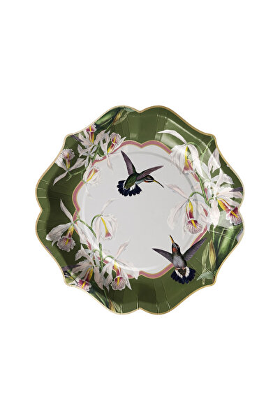 Hummingbird Kağıt Tabak 23 cm 12'li Paket
