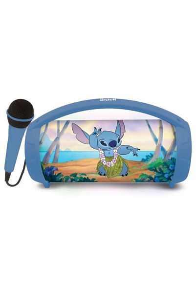 Syfax Lexibook Disney Stitch boxă Bluetooth cu microfon – karaoke, slot SD, a...