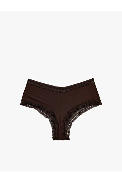 Koton Chiloți hipster cu talie înaltă, confortabili, cu dantelă