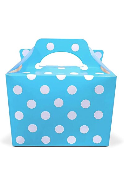 Lotus 15 x Polka Dots Spotty Design Children/Kids Party Boxes Carry Food Meal...