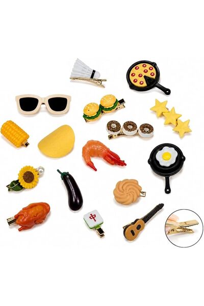 GENERAL 14PCS Creative Hair Clips for Girls,Funny No Slip Metal Snap, Barrett...