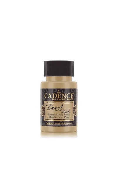 Cadence Boya 1150 Antik Altın Dora Tekstil Metalik Akrilik Kumaş Boyası 50 ml