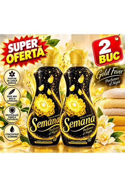 Semana Pachet 2 x Balsam de rufe Gold Fever Perfumes of Night, parfum concent...