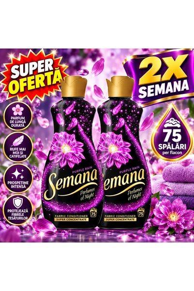 Semana Συσκευασία 2 x Μπάλσαμο ντε ρούφε Αρώματα της Νύχτας Purple Rain, υπερ...