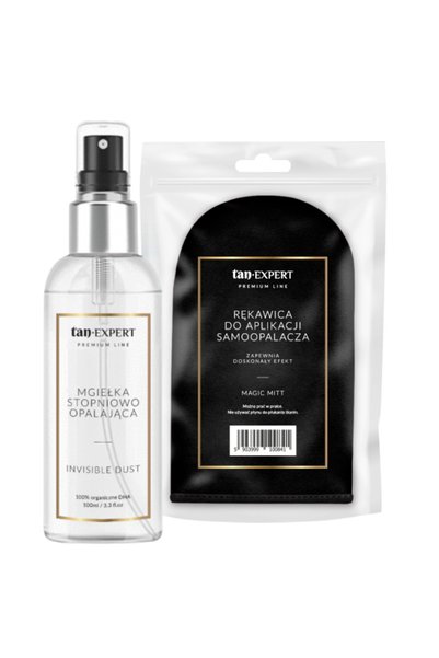 TanExpert Spray de bronzare invizibil + Mănușă