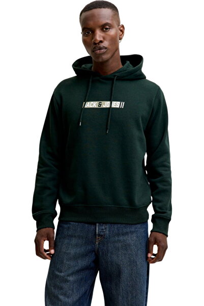 Jack & Jones JACK &JONES Munk Sweat Hood φούτερ - 12298432-Scarab