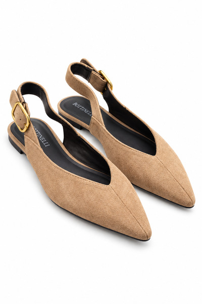 Botinelli Dolfine Balerini de damă - Culoare camel