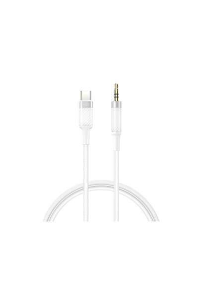 Xo Cablu adaptor Type-C la AUX NB-R279B, 1 m, Alb