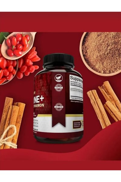 Berberine HCl Premium Berberine Hcl 1200Mg 120 Capsules with Pure Ceylon Cinnamon Berberine for Diabetes and Detoxification