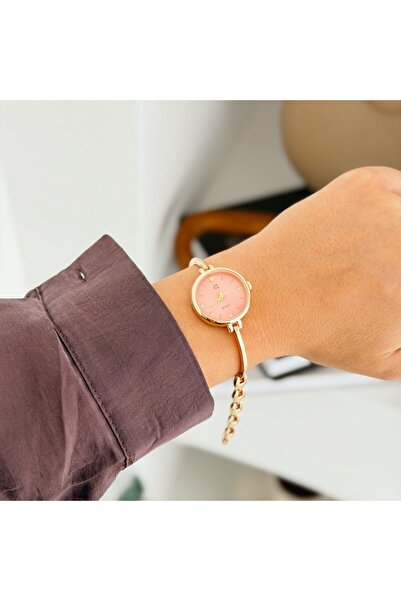 Boise Atelier Cetara Gold-Pink Watch |   Clock