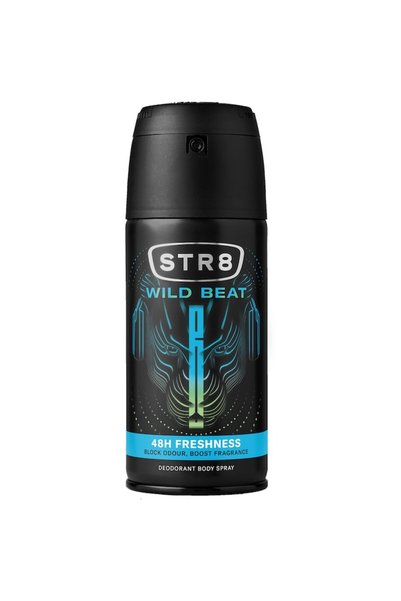 str8 Wild Beat Deodorant Spray, Men’s, 150 ml