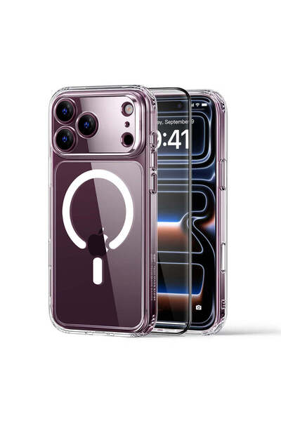 ESR Husă pentru iPhone 17 Pro, iPhone 18 Pro, Hibridă clasică HaloLock cu pro...