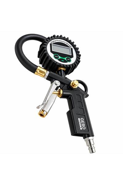 GEBOTOOLS Pistol de umflat roti anvelope cu manometru digital Gebo Tools