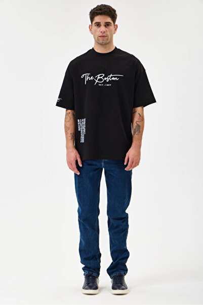 The Boston Oversize T-Shirt - Siyah