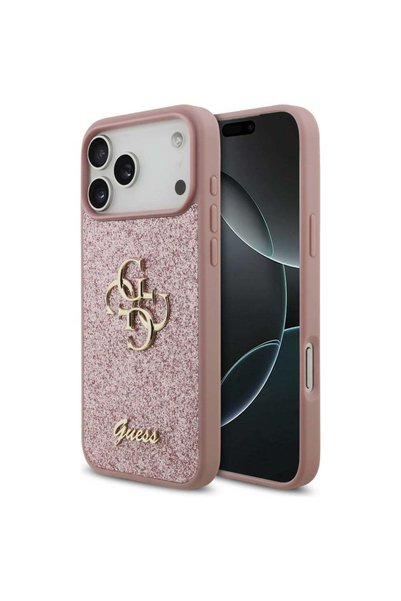 Guess Θήκη για iPhone 17 Pro Max, iPhone 18 Pro Max, με σταθερά γκλίτερ Big 4...